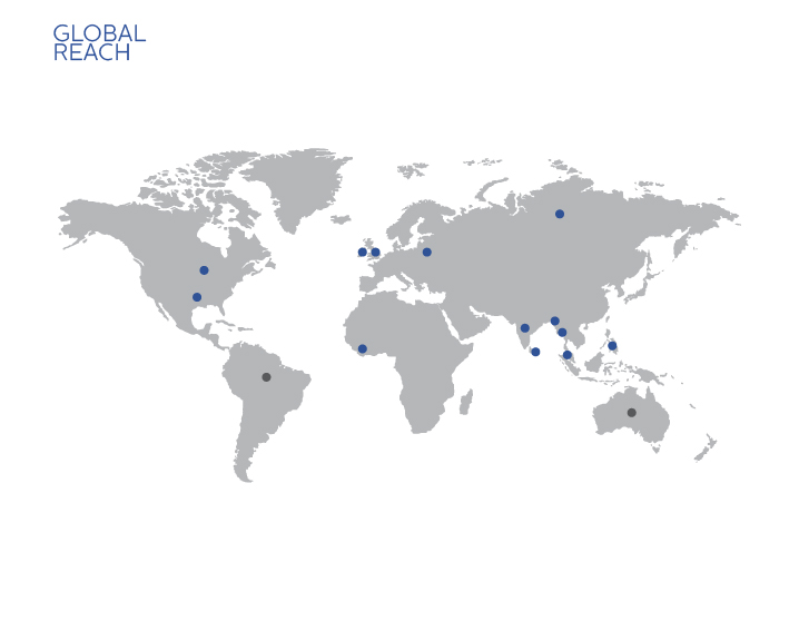 Global Reach Map